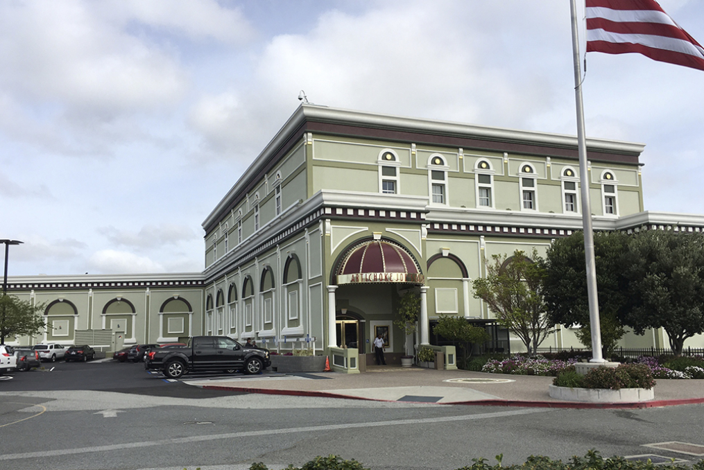 Image of the exterior of artichoke joe building